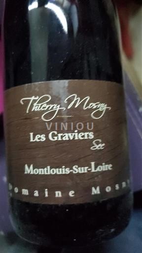 Lugina e Luarës Montlouis-sur-Loire Domaine Mosny Les Graviers Jo Viti