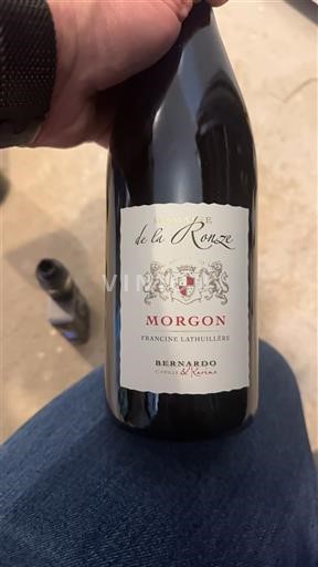 Beaujolais Morgon Bernardo, cuvée de la Ronze Francine Lathuilière 2024