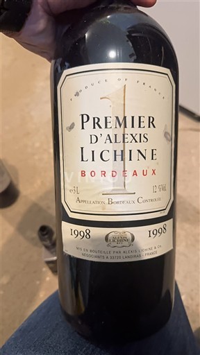 Bordoja Bordo Alexis Lichine Premier d'Alexis Lichine 1998