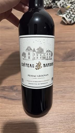 Bordeaux Pessac-Léognan Château Bardins 2020