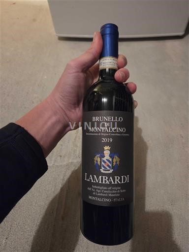 Toscana Brunello di Montalcino Lambardi 2019