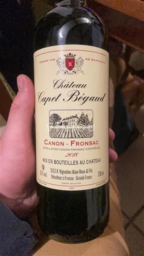 Bordoja Canon-Fronsac Château Coyet Bégaud 2018