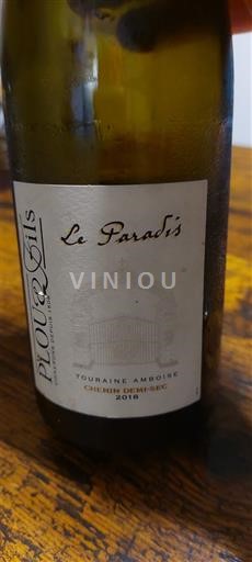 Lugina e Luarës Touraine-Amboise Plou & Fils Le Paradis 2018