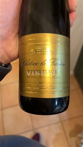 Lugina e Luarës Bonnezeaux Château La Varière 1997