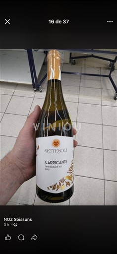 Сицилија Сицилија Земља Settesoli Carricante 2023