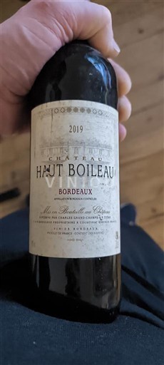 Bordo Château Haut Boileau 2019