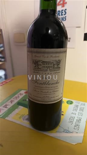 Bordoja E paspecifikuar Château Fontblanche 1999