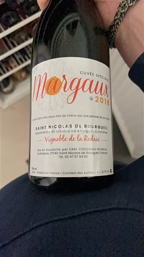 Lugina e Luarës Shën Nikolla i Burgelit Vignoble de la Rodaie Spéciale Margaux 2018