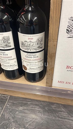 Bordoja Bordeaux Supérieur Château Grand Jour 2020