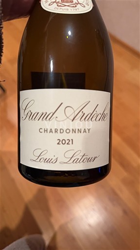 Alpi i Rodoska oblast Ardeš Louis Latour Grand Ardèche Chardonnay 2021