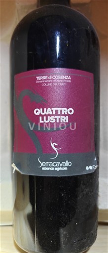 Kalabria Terre di Cosenza Serracavallo Quattro Lustri 2016