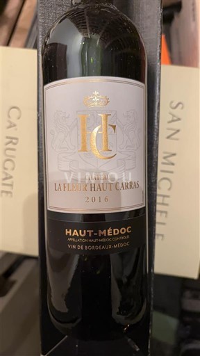 Bordoja Haut-Médoc Château La Fleur Haut Carras 2016