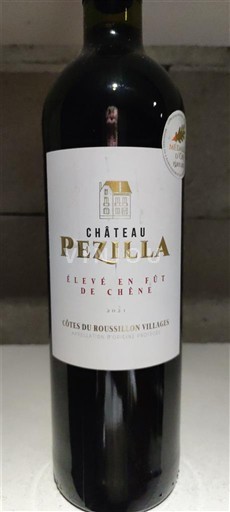 Roussillon Côtes du Roussillon Villages Château Pezilla 2021