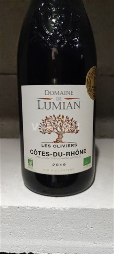 Рона долина Кот дю Рон Domaine Lumian Les Oliviers 2019