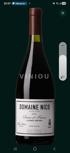 Mendoza Valle de Uco Domaine Nico Soeurs et Frères 2023