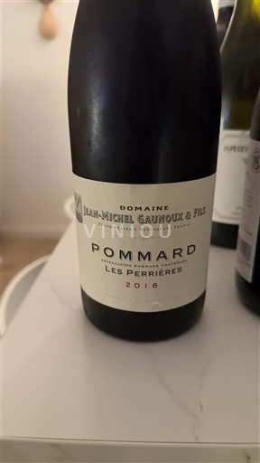 Burgundi Pommard Domaine Jean-Michel Gaunoux & Fils Les Perrières 2018