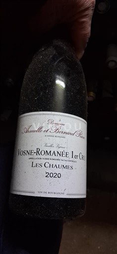 Burgundi Vosne-Romanée Premier Cru Domaine Annette et Bernard Rion Les Chaumes 2020