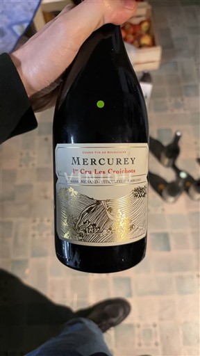 Bourgogne Mercurey Premier Cru Domaine Menand 1er Cru Les Croichots 2022