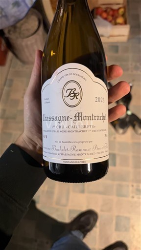 Burgundi Chassagne-montrachet Premier Cru Domaine Bachelet-Ramonet Père et Fils 1er Cru Caillerets 2023