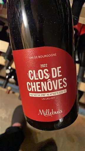 Burgundija Millebuis Clos de Chenôves 2022