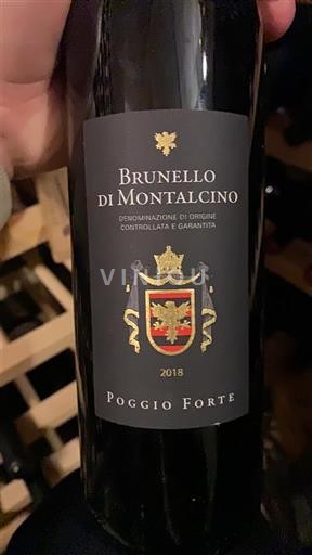 Toskana Brunelo di Montaldžino Poggio Forte 2018