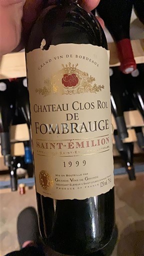 Bordo Saint-Émilion Château Clos Roi de Fombrauge 1999