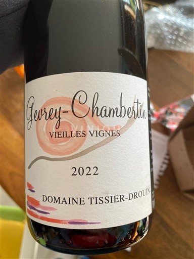 Burgundi Gevrey-Chambertin Domaine Tissier-Drouin Vieilles Vignes 2022