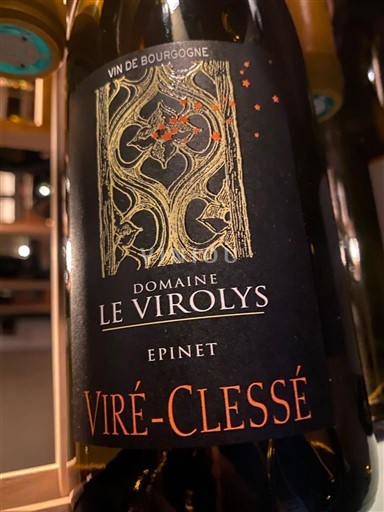 Burgundi Viré-clessé Domaine Le Virollys Epinet 2024