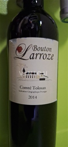 Vina Rouge sec Bouton Larroze 2014 Francija Jugozahod Comté tolosan IGP