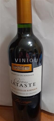 Bordo Кадилак Кот де Бордо Château Lataste Prestige 2018