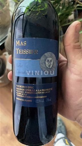 Vinuri Rouge sec Mas Teissier 1999 Franța Languedoc și Roussillon Vin de Pays d'Oc IGP