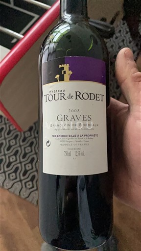 Bordeaux Graves Château Tour de Rodet 2005