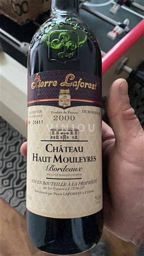 Bordeaux Château Haut Mouleyres 2000