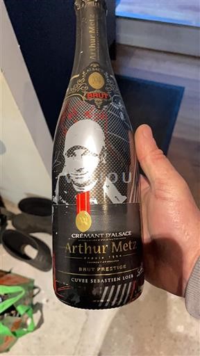 Vin Effervescent Blanc brut Cuvée Sébastien Loeb Arthur Metz Non millésimé Frankrike Alsace Crémant d'Alsace AOC