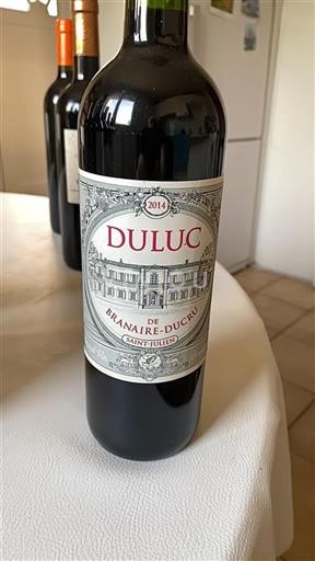 Bordeaux Saint-Julien Branaire-Ducru Duluc 2014