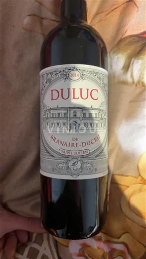 Bordeaux Saint-Julien Branaire-Ducru Duluc 2014