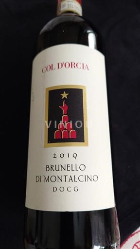 Toskana Brunelo di Montaldžino Col d'Orcia Brunello Du Montalcino 2019