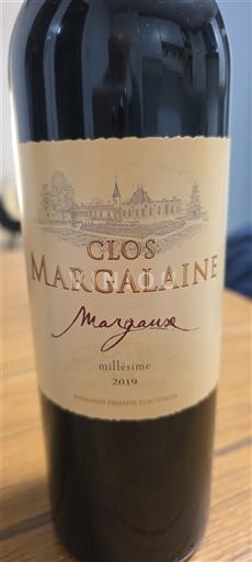 Bordeaux Margaux Domaine Philippe Porcheron Margaux 2019