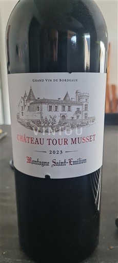 Bordoja Montagne-saint-émilion Château Tour Musset 2023