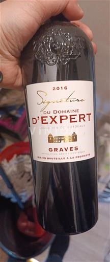 Bordeaux Graves Domaine Expert Signature 2016