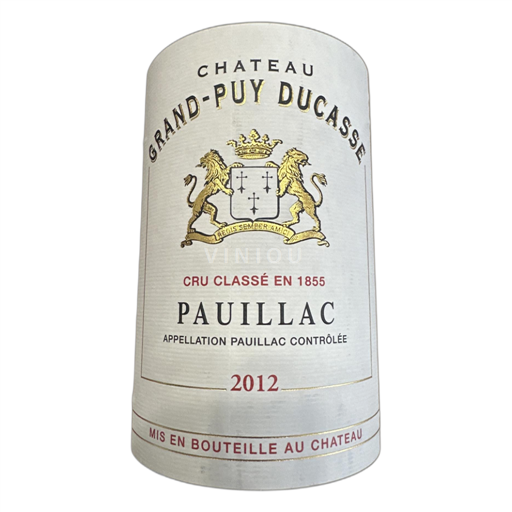 Bordeaux Pauillac Château Grand-Puy Ducasse 2012