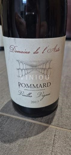 Borgoña Pommard Domaine de l'Aste Vieilles Vignes 2017