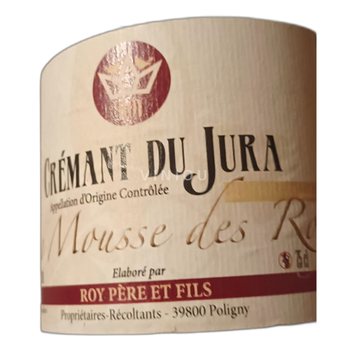 Jura Crémant del Giura Roy Père et Fils La Mousse des Roy Senza annata