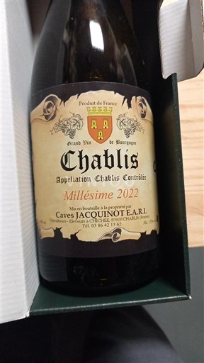 Burgund Chablis Caves Jacquinot E.A.R.L 2022