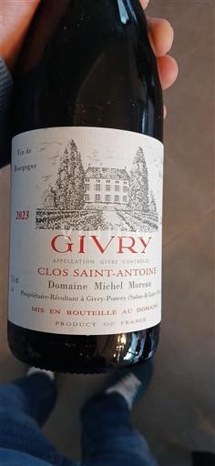 Burgundy Givry Domaine Michel Moron Clos Saint-Antoine 2023