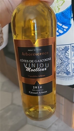 Jugperëndim Bregdeti i Gasconisë Vignobles Arbeau Arborescence 2014