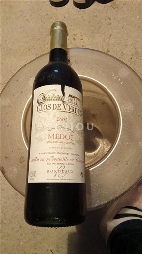 Bordo Медок Château Clos de Verdignan 2005