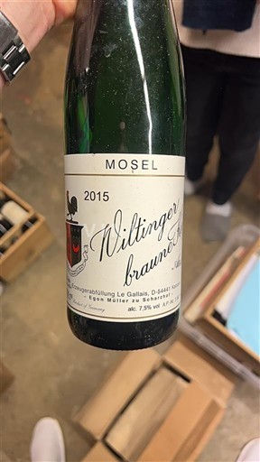 Mosela Mosel Egon Müller Wiltinger braune Kupp 2015
