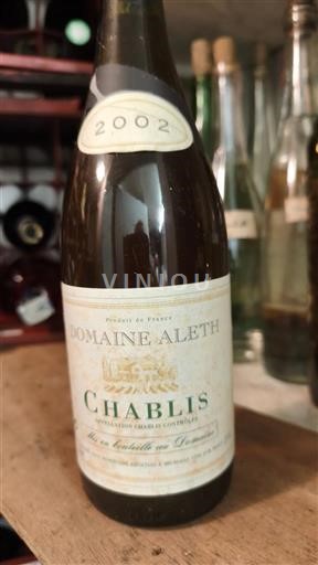 Burgundija Chablis Domaine Aleth 2002