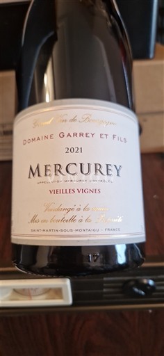 Burgund Mercurey Domaine Garrey et Fils Vieilles Vignes 2021